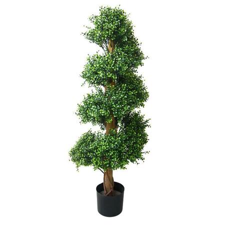 VASER DESIGNS 48 in. Julian Boxwood Spiral Tree VA3242823